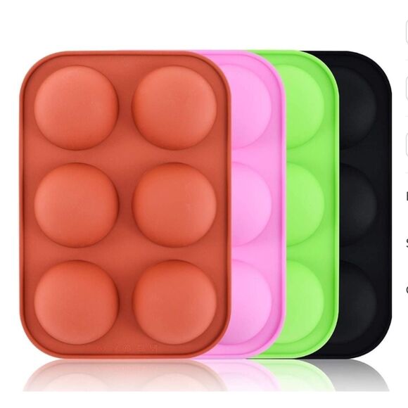 NEW 4Pcs Half Circle 4 Colors Molds - Picture 1 of 5